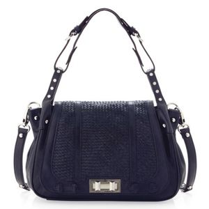 Rebecca Minkoff Endless Love Woven Stachel in Navy